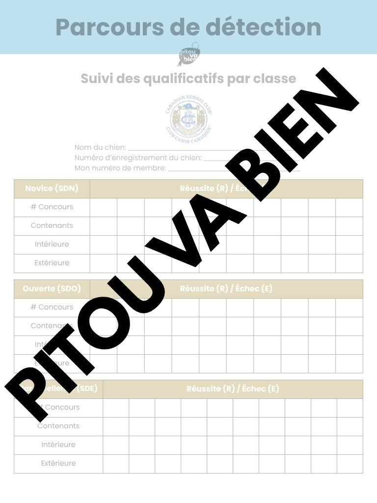 Parcours de détection
